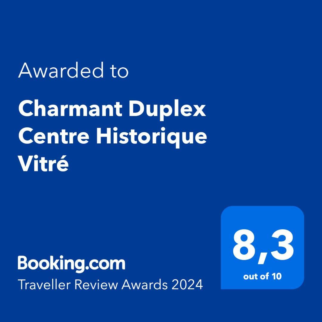 Charmant Duplex Centre Historique Vitre 外观 照片